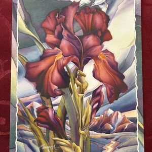 5/$15 Floral Art Print with Rich Colors